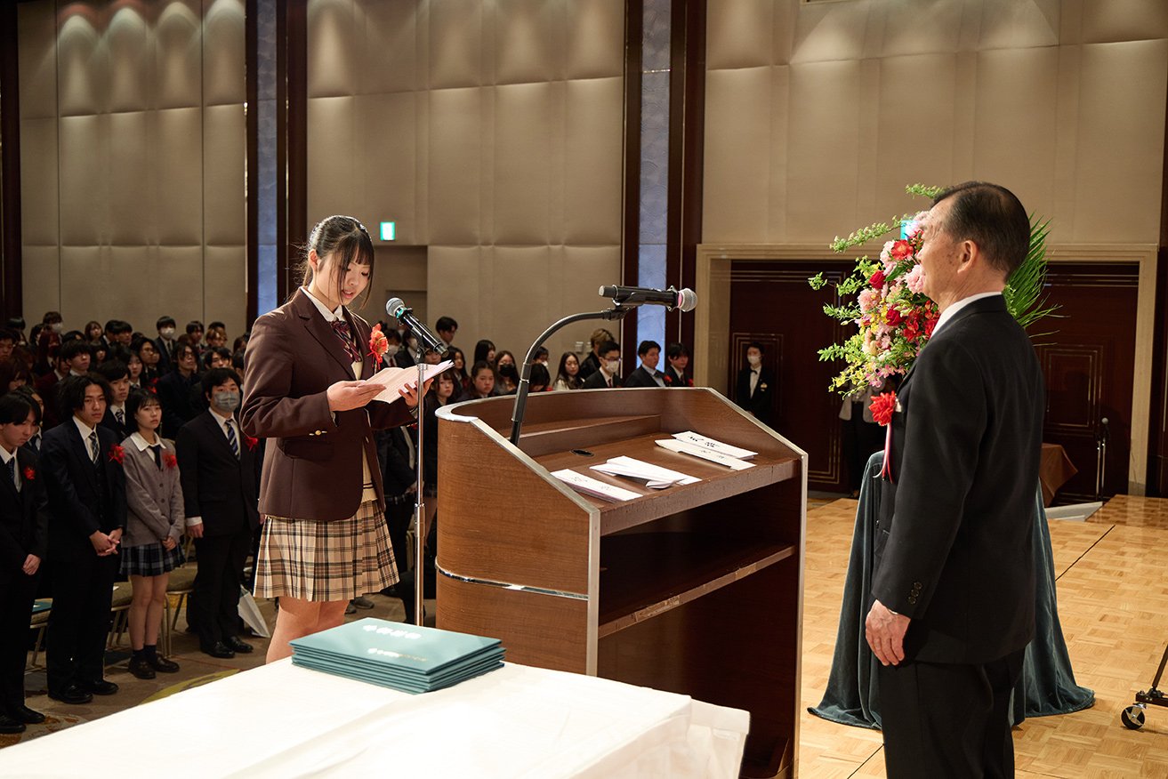 令和6年度 卒業証書授与式 〜卒業生代表の言葉〜