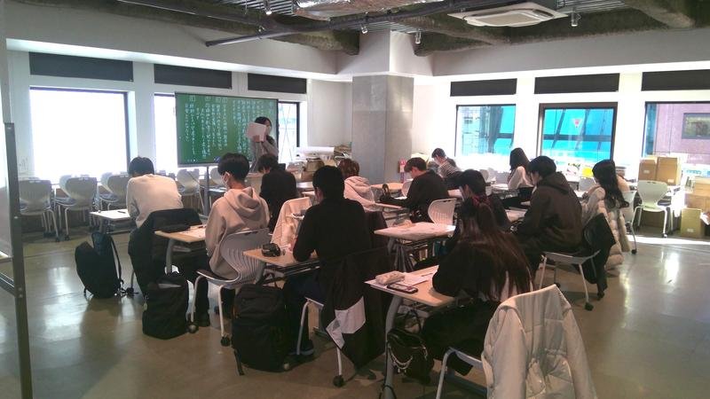 【大学入試コース】冬期特別講習会の様子